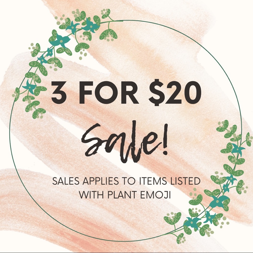 🪴3 for $20 SALE!🪴